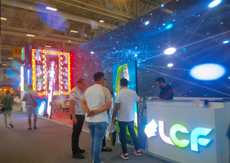 多宝电竞LED显示屏闪耀2023土耳其广告展！